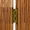 Homestyle4u Paravent Raumteiler 3 teilig Weide Natur Indoor Produktbild-Vorschau 11