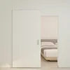 Inova Holzschiebetür Weiß 210 x 103 cm Komplettset mit Produktbild-Vorschau 1