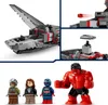 LEGO Marvel Showdown zwischen Captain America und Red Hulk, Produktbild-Vorschau 3
