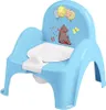 Pot de chambre avec couvercle Teddy Bear bleu Voir les images du produit 2