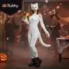 Ruhhy 26249 Kostým lišky dámský, 4dílný set, bílý Náhled obrázku produktu 2