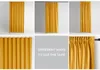 Gardine Kräuselband 140x245 cm Vorhang Senf Verdunkelnd Produktbild-Vorschau 5