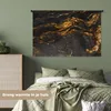 MuchoWow® Wandteppich Wandbehang Marmor - Limette - Schwarz Produktbild-Vorschau 4