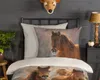 Duvet cover Good Morning 135x200 + 1* 80x80 cm - horses Produktbild-Vorschau 3