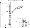 hansgrohe Croma 100 Multi Brausenkombi Unica´C Produktbild-Vorschau 7
