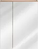 Szafka Łazienkowa Z Lustrem 60 Cm 2 Drzwi Dąb Złoty Wisząca Podgląd zdjęcia produktu 2