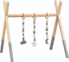Kondela Montessori Holz-Spielbogen Stares - Natur / Grau Produktbild-Vorschau 1