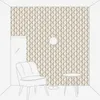 3D Tapete Silber-Weiß mit Retro Design – Grau, Metallic, Produktbild-Vorschau 3