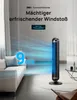 Dreo DR-HTF011S, Vertikálny domáci ventilátor, Čierna, Náhľad obrázku produktu 3