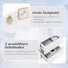 Szafka nocna LED COSTWAY z szufladami, podświetlana szafka Podgląd zdjęcia produktu 4