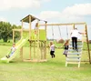 Wendi Toys Holz Spielturm Dino inkl. Rutsche, Kletterwand, Produktbild-Vorschau 2
