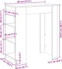 vidaXL Barový stôl s policou Sonoma dub 95x47x103,5 cm Náhľad obrázku produktu 8