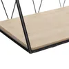 Półka dekoracyjna na ścianę, 48 x 12 cm, wisząca Podgląd zdjęcia produktu 4