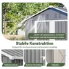 Geräteschuppen Gerätehaus Metall Gartenhaus Lagerschuppen Produktbild-Vorschau 4