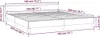 Diagram of a bed frame with dimensions indicated. Produktbild-Vorschau