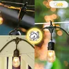 Ghirlanda luminosa da giardino 20 m x 20 lampadine E27 IP65 Anteprima dell’immagine prodotto 5