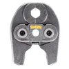 A close-up, top-down view of a metal pressing tool with the brand name 'REMS' visible. Anteprima dell’immagine prodotto