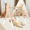 Baby-Spielbogen aus Holz, faltbarer Spielrahmen mit 3 Produktbild-Vorschau 1