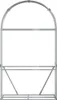 vidaXL Přístřešek na palivové dřevo stříbrný 120x45x210 cm Náhled obrázku produktu 4
