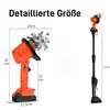 2-in-1 Akku-Bodenfräse, 100mm, elektrische Gartenfräse Mit Produktbild-Vorschau 8