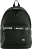A black Lacoste backpack is shown against a white background. Anteprima dell’immagine prodotto