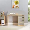 Kinderschreibtisch EMMA aus Kiefer Massivholz, natur/grau - Produktbild-Vorschau 8