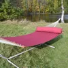 Stabhängematte rot/beige mit Kissen - gefüttert Olefin Produktbild-Vorschau 6