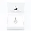 PANDACHARMS Herz mit Steinen Charm Anhänger, 925er Sterling Produktbild-Vorschau 4