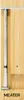 A close-up view of a thermometer probe inserted into a wooden surface, with the brand name 'MEATER' visible at the bottom. Náhled obrázku produktu
