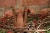 Teelichthalter aus Edelrost | Metalldeko für Advent und Produktbild-Vorschau 8