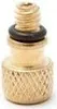 A close-up studio shot of a brass adapter. Náhľad obrázku produktu