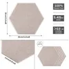 12 Stücke Hexagon Akustikpaneele Schallabsorber Produktbild-Vorschau 2