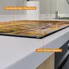 Wallario Herdabdeckplatte aus Glas, Größe 90 x 52 cm Produktbild-Vorschau 2