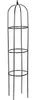 Rankhilfe "Krone" aus Metall, grün, Ø 40 x 200 cm hoch, Produktbild-Vorschau 3