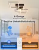 ZMH LED Deckenventilator 68cm mit Beleuchtung 6 Gang Produktbild-Vorschau 4