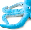 Gustaw Krake Eva Ours en peluche Grand XXL (Bleu, 30cm) - Voir les images du produit 3