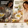 Caraffa da 2,2 l con motivo a rombi in vetro borosilicato, Anteprima dell’immagine prodotto 9