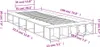 vidaXL Bettgestell Räuchereiche 75x190 cm Holzwerkstoff Produktbild-Vorschau 8