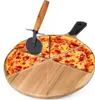 Pizzabrett Pizzateller Flammkuchenbrett Servierbrett Produktbild-Vorschau 2
