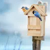 Relaxdays Nistkasten, Nisthöhle für Vögel, zum Aufhängen, Produktbild-Vorschau 2