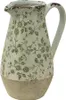 Brocca decorativa Clayre & Eef 20x14x25 cm in Vetroceramica Anteprima dell’immagine prodotto 2