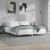 Bettgestell Hochglanz-Weiß 200x200 cm Holzwerkstoff , Produktbild-Vorschau 1