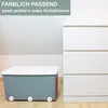 3 Aufbewahrungsboxen mit Deckel und Rollen 50L - Produktbild-Vorschau 6