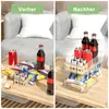 Küchen Organizer mit Schublade, 2 Etagen Acryl Regal, Produktbild-Vorschau 2