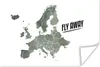 MuchoWow® Poster Karte - Europa - Zitate 180x120 cm - Produktbild-Vorschau 1