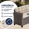 CASARIA® Polyrattan Ecklounge Set WPC Esstisch Ecksofa 2 Produktbild-Vorschau 5