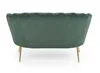 Halmar Sofa Amorinito XL - dunkelgrün / gold Produktbild-Vorschau 3