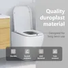 vidaXL WC sedadlo biele 47,5 x 35 x 3,6 cm Duroplast Náhľad obrázku produktu 5