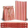 Rote & Weiße Papiertüten 16×8×27 cm – Umweltfreundliche Produktbild-Vorschau 2