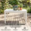 Outsunny Beistelltisch 70 x 53cm wetterfest Gartentisch aus Produktbild-Vorschau 5